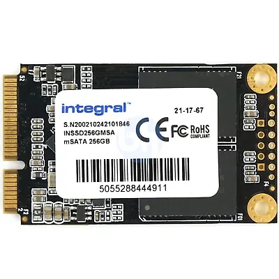 Integral (INSSD256GMSA) 256GB MSATA 6Gbps SSD New • £39