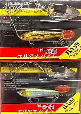 LUCKY CRAFT AREA'S BAIT 3/8 HARD MINNOW BODY 3/8oz SPINNER BAIT BASS LURE - Pick • $15.95