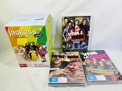 Jackass: The TV And Movie Collection Uncut DVD Box Set + VIVA LA BAM COMPLETE • $48.16