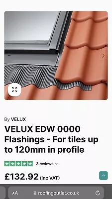 Velux Flashing Kit EDW MK10 0000 • £100