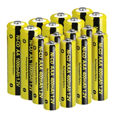8-24pcs 1.2v AA/AAA 1000mAh 400mAh Rechargeable Battery For Solar Lights US • $13.29