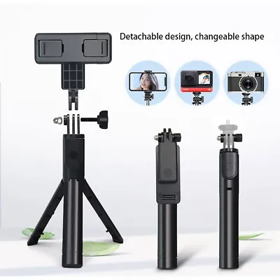 Telescopic Selfie Stick Bluetooth Tripod Monopod Pole For IPhone Samsung Gopro • £6.88