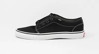VANS 106 Vulcanized Canvas Black White 099ZY28 Men Shoes Sneakers • $40
