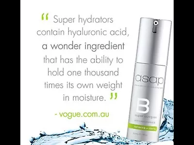 ASAP Super B Serum Complex 30ml With High Vitamin B3 Niacinamide Collagen Boost • $77.99