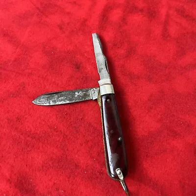 VINTAGE CRAFTSMAN USA 9560 ELECTRICIAN KNIFE (t46) • $16.99