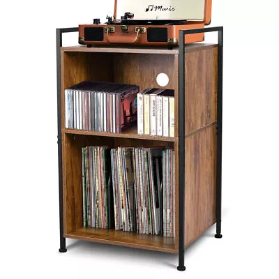 BOEASTER 3Tier Vinyl Record Player Stand Turntable Stand Storage Shelf 180LPs • $91.99