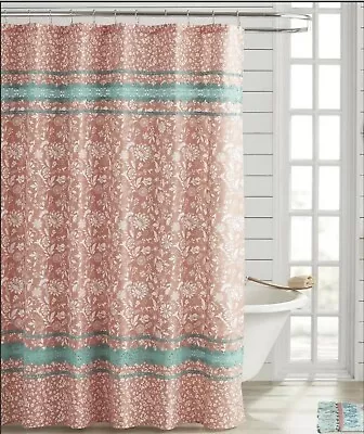 Pioneer Woman Mazie Medallion Shower Curtain 72 In X 72  NEW • $25.95