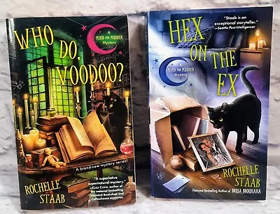 Lot Of 2 Rochelle Staab Mind For Murder Mysteries Who Do VooDoo Softcover 1 & 3 • $6