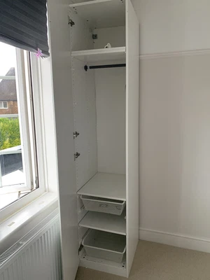 £45 • Buy Ikea Pax White Wardrobe