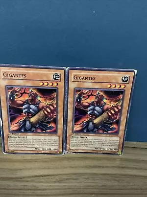 Gigantes SD7-EN006 Common 1st Edition YuGiOh Card Lightly Played X 2 • £0.99