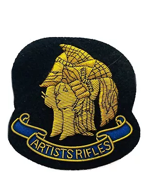 SAS Artists Rifles Regimental Military Blazer Badge Wire Bullion Badge • £11.50