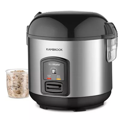 $54 • Buy Kambrook 5 Cup CapacityRice Master Rice Cooker & Steamer KRC405BSS