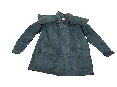 Outback Trading Bush Trader Men’s Oilskin Duster Jacket Size Large • $53.99