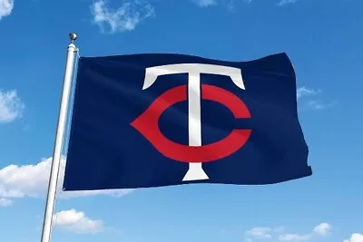 Minnesota Twins 3'x5' Flag/banner **100% Full Color On Both Sides Of The Flag** • $13.49