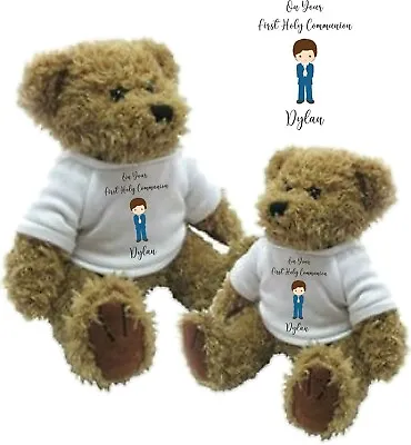 Personalised Bear First Holy Communion  - Great Gift Girl & Boy Large & Small  • £14.49