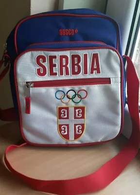 2014 Sochi Russia Olympic Games Sports Bag Serbia National Team Bosco Sponsor • $49.99