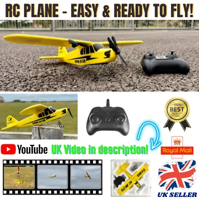£38.99 • Buy RC Plane Model PIPER J3 CUB Jet Remote Control Aircraft RC Airplane UK POST