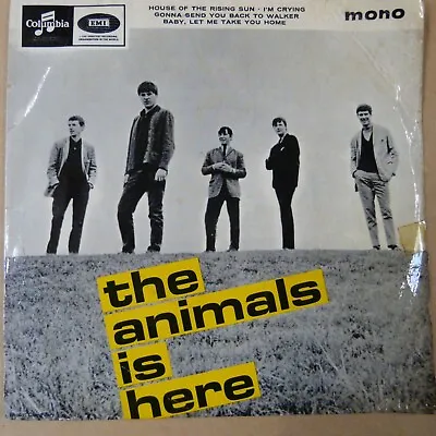 £6.30 • Buy 45rpm 7  Single THE ANIMALS House Of The Rising Sun / I'm Crying 1964 SEG8374