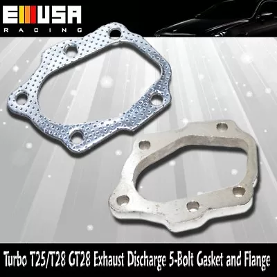 Turbo T25/T28GT28Exhaust Discharge 5-Bolt Gasket & Flange NEW 1 • $19.99