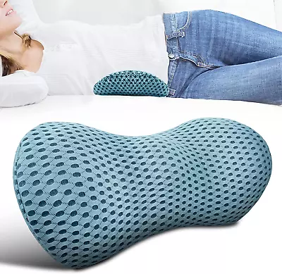 Lumbar Support Pillow - Memory Foam For Low Back Pain Relief Ergonomic Streamli • $24.68