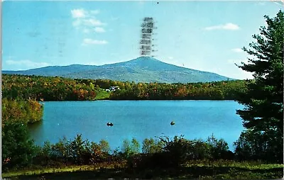 Stone Pond Mt Monadnock New Hampshire Postcard PM Keene NH Cancel WOB Note VTG • $2.75