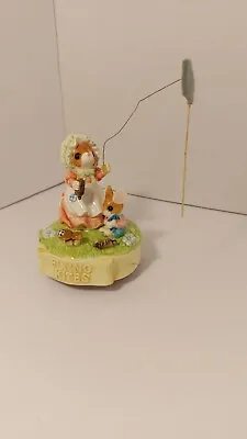 Vintage 1984 Gorham Mouse Tails Flying Kites Music Box • $7