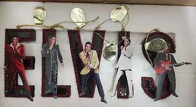 ELVIS HEIRLOOM CLASSICS Ornament Set Of 5 Premier Issue #1 Elvis Presley MIB COA • $75