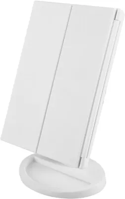 Tri-Fold Mirror LED Lights Touch Screen • $13.99