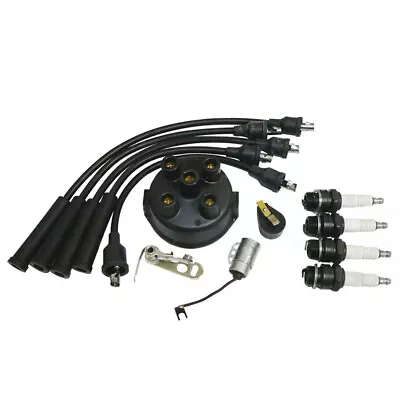 Fits Massey Ferguson Tune Up Kit Wires Plug Points Cap Rotor TO20 TO30 TO35 50 1 • $72.99