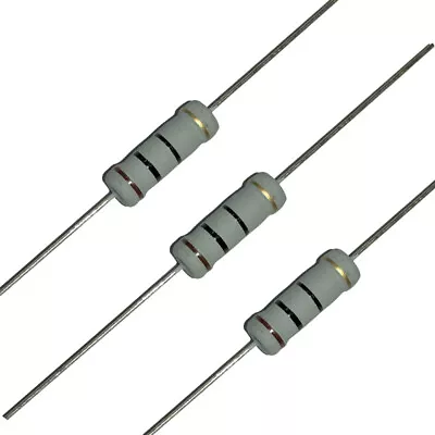 50pcs 91000 91K Ohm Ω 5Watts 5W ±5% Metal Oxide Film Resistors (1 Pack) • $13.24