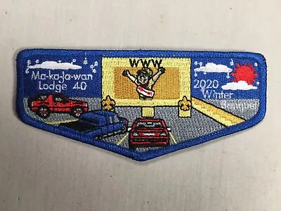 Ma-Ka-Ja-Wan OA Lodge 40 2020 Winter Banquet Flap BSA Patch • $11.99