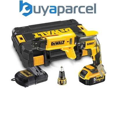 £290.50 • Buy Dewalt DCF620P1K 18v XR Li-Ion Brushless Collated Drywall Screwgun Autofeed 5.0