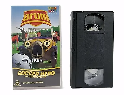 Brum Yellow Car VHS PAL Video Tape Soccer Hero Other Stories ABC Kids Children's • $6.99