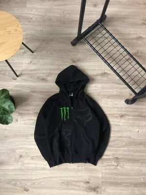 Vintage Fox Racing Monster Energy Zip Hoodie Y2K • $75