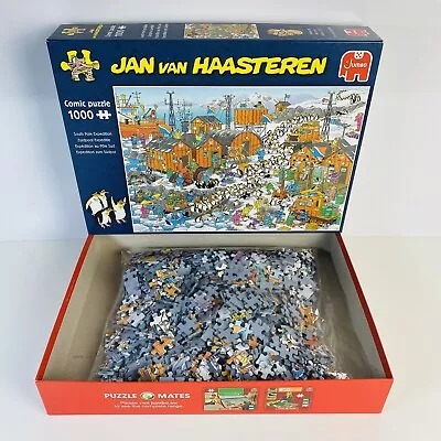 Jan Van Haasteren South Pole Expedition 1000 Pieces Jigsaw Puzzle-Complete • £12