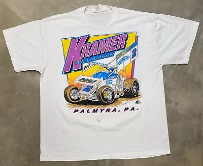 Rare! Vintage 1998 Kramer Williamson Sprint Car Tee - XL • $44.99