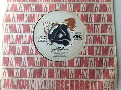 £3.50 • Buy Record-Wham- Bad Boys-vison Records-A3143-1983-stereo.
