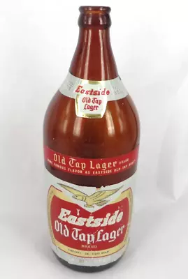 EASTSIDE OLD TAP LAGER Quart Beer Bottle It's REAL PABST LA Las Angeles CA • $8.50