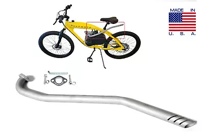 Exhaust Header For: Phatmoto Rover Motorized Bicycle • $74.80