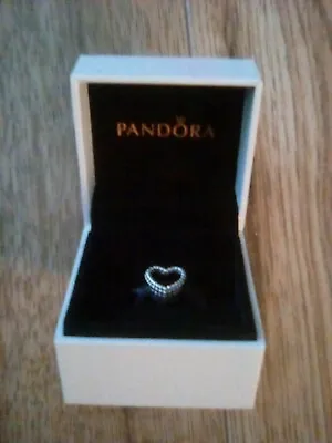£30 • Buy Authentic Pandora Open Heart Sliver Charm Brand New 