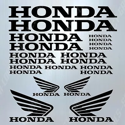 Honda Decal Set Motorcycle Stickers Tank Fairing Helmet Most Colours • £8.99