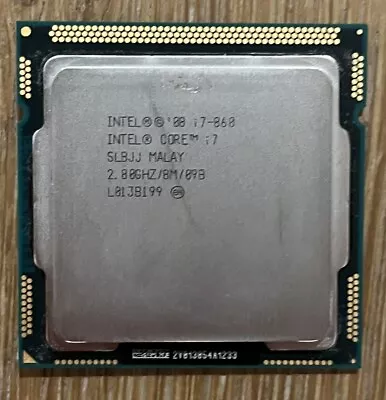 Intel Core I7-860 SLBJJ 2.80 GHz 4-Core 8MB LGA 1156 CPU Processor • $15.99