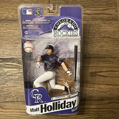 McFarlane Matt Holliday Colorado Rockies Figure MLB LE 38/1000 Silver Sealed • $25