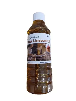 Bird Brand 500ml Raw Linseed Oil Interior Exterior Wood Hard Wearing Sheen • £6.49