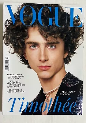 UK British VOGUE Magazine October 2022 Timothee Chalamet Meisel • $24.99