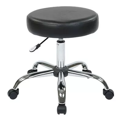 Pneumatic Drafting Chair Backless Stool With Black Vinyl Seat • $94.99