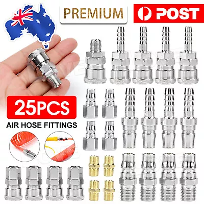 25X Air Hose Fittings Male Female Coupler Barb Compressor Air Tools Nitto Type • $15.95