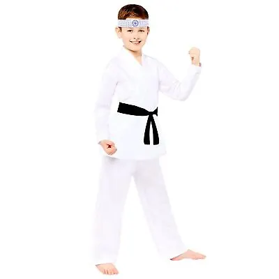 Authentic Miyagi Do Karate Costume For Kids - Cobra Kai Style • £19.59