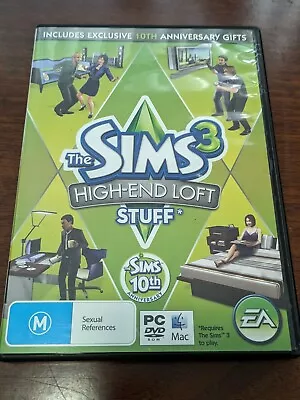 The Sims 3: High-End Loft Stuff Expansion Pack For PC (PAL) - Free Post • $5.95