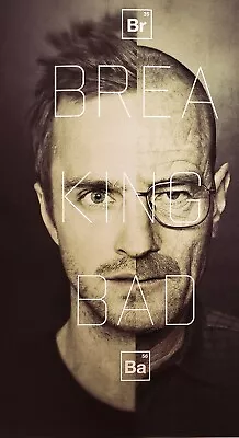 WALTER WHITE Breaking Bad Art Poster Print Blue Meth • $45.99